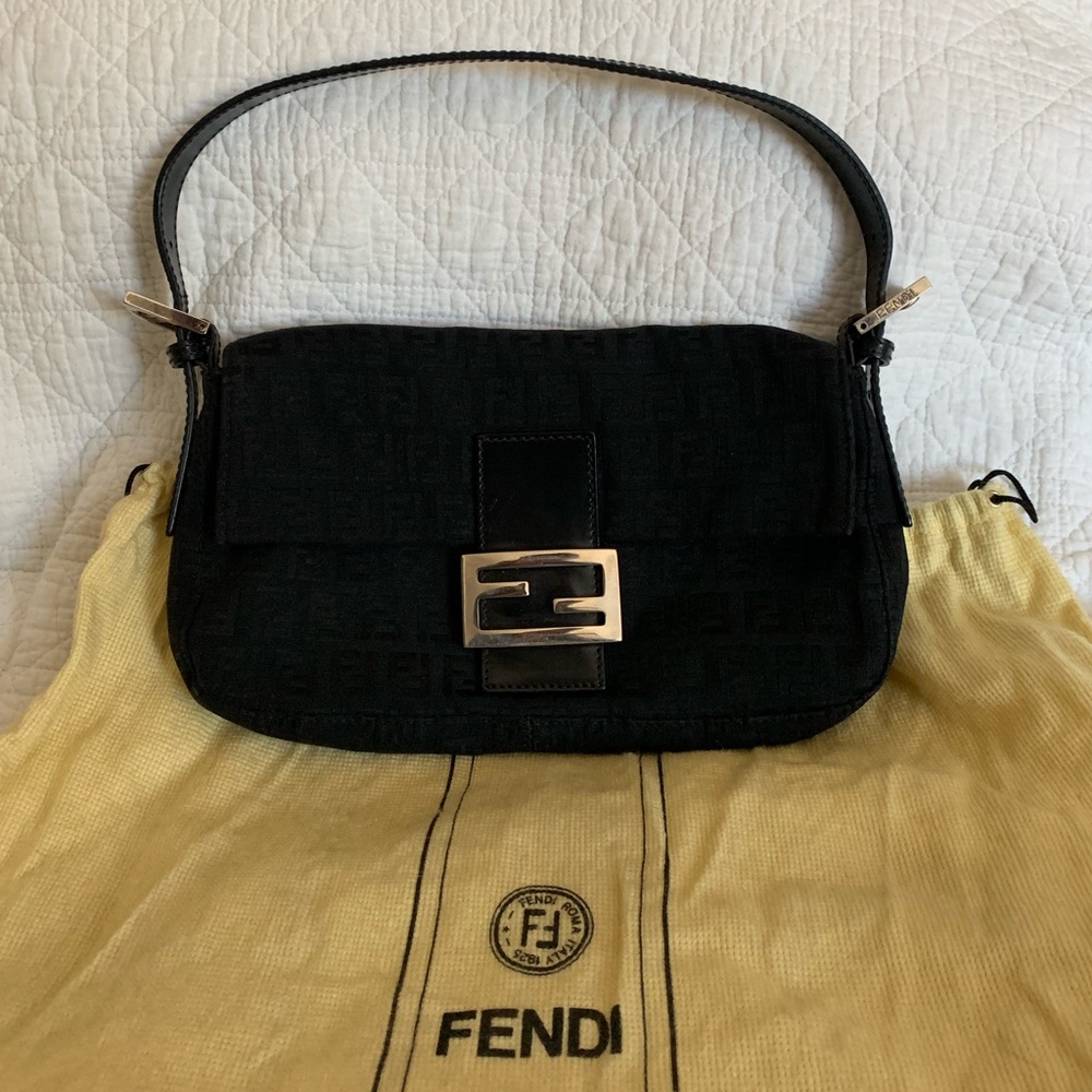 Fendi BORSA PASSASPALLA ZUCCH/TORO/ NERO